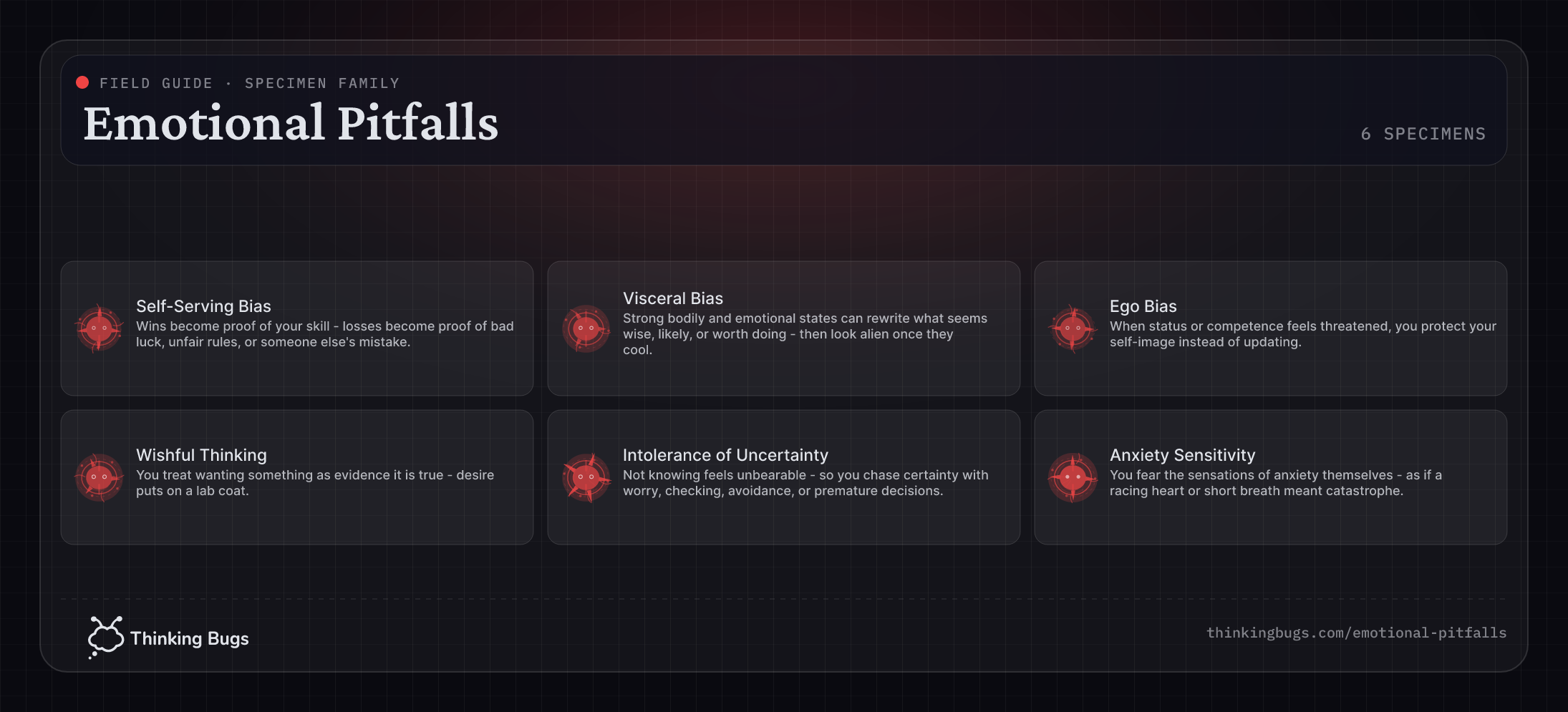Emotional Pitfalls field guide